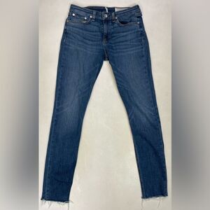 Rag & Bone Cate Mid Rise Skinny Denim Jeans Women Size 27 Blue
